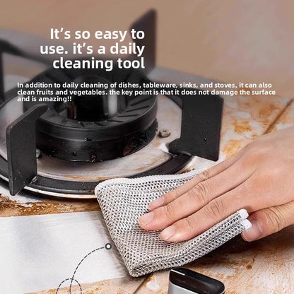 Double-Sided Dishwashing Steel Cloth